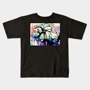 ghostly flower Kids T-Shirt